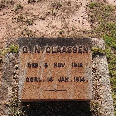 CLAASSEN G.N. 1912-1914