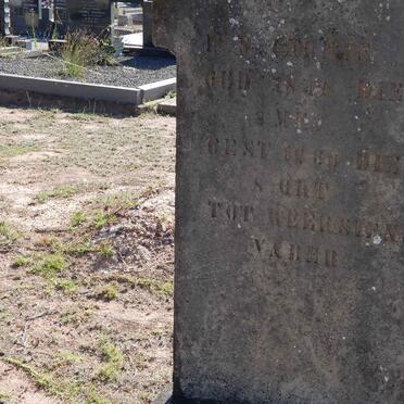 CRONJE M.S. 184?-1933