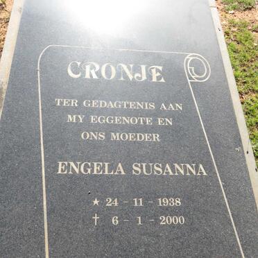 CRONJE Engela Susanna 1938-2000