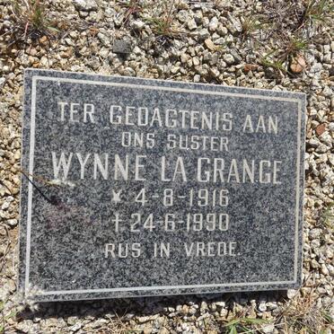 GRANGE Wynne, la 1916-1990