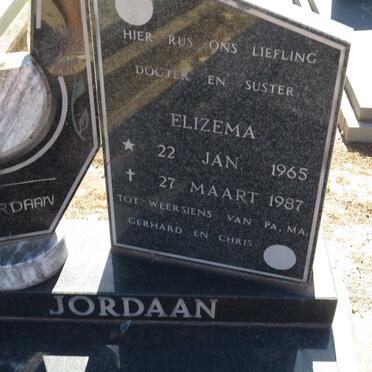 JORDAAN Elizema 1965-1987