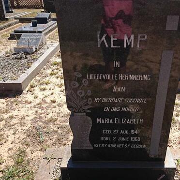 KEMP Maria Elizabeth 1941-1968