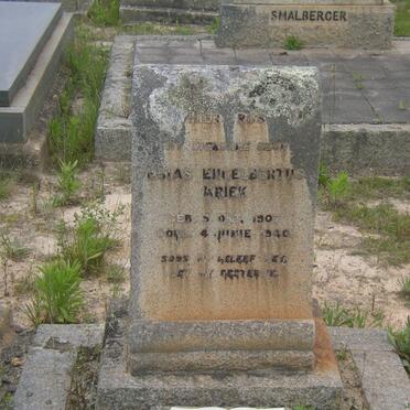 KRIEK Esias Engelbertus 1907-1940