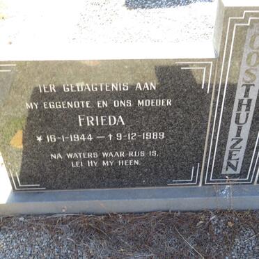 OOSTHUIZEN Frieda 1944-1989