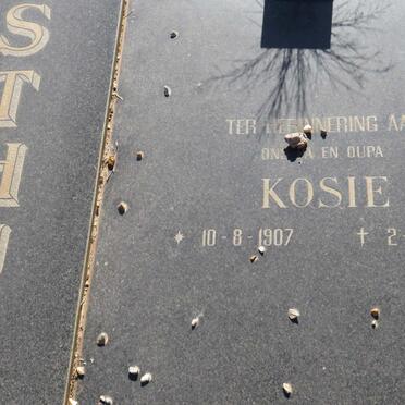 OOSTHUYSEN Kosie 1907-1996 &amp; Josie 1904-1996