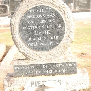 PIETERS Lenie 1939-1956