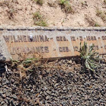 PIENAAR Wilhelmina 1868-1949 :: PIENAAR Johannes 1878-1949