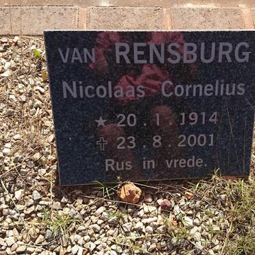 RENSBURG Nicolaas Cornelius, van 1914-2001
