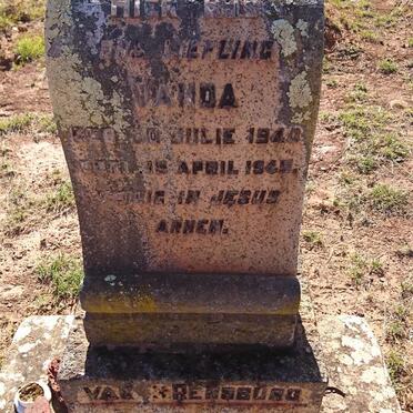 RENSBURG Vanda, van 1940-1945