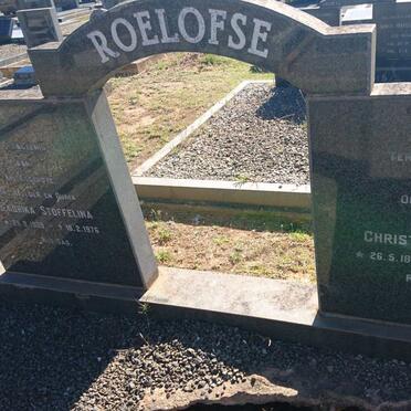 ROELOFSE Christoffel Johan 1897-1981 &amp; Hendrika Stoffelina 1909-1976