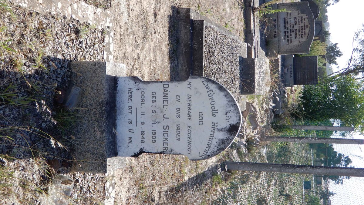 SICKER Daniel J. 1909-1948