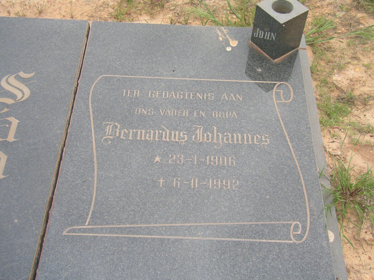 SAAYMAN Bernardus Johannes 1906-1992