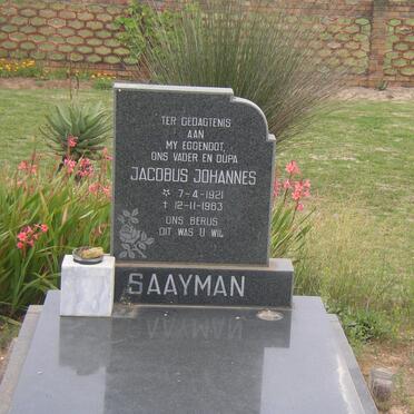 SAAYMAN Jacobus Johannes 1921-1983