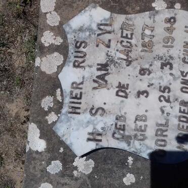 ZYL H.S., van nee DE JAGER 1877-1948