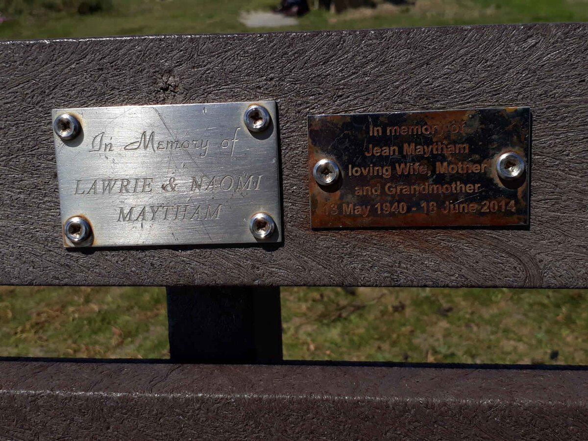 MAYTHAM Lawrie &amp; Naomi :: MAYTHAM Jean 1940-2014