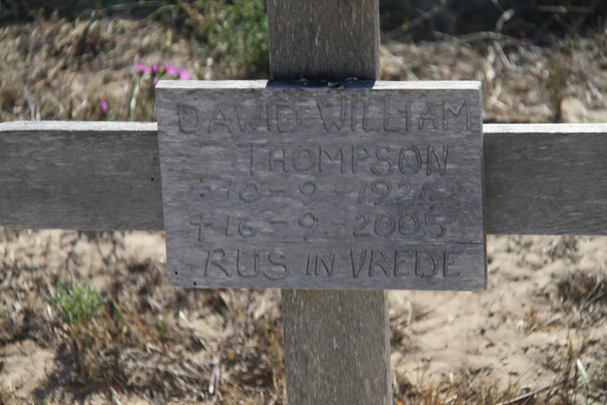 THOMPSON Dawid William 1924-2005