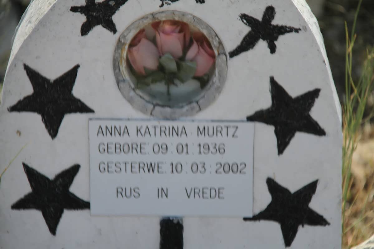 MURTZ Anna Katrina 1936-2002