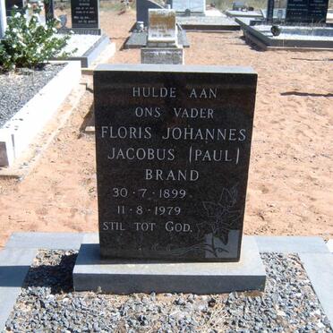BRAND Floris Johannes Jacobus 1899-1979