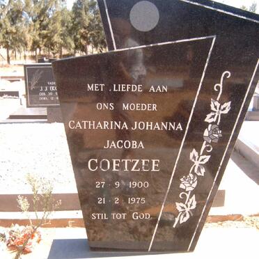 COETZEE Catharina Johanna Jacoba 1900-1975