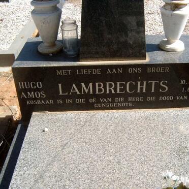 LAMBRECHTS Hugo Amos 1905-1974