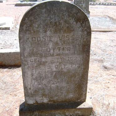 LOTTER Koos Visser 1923-