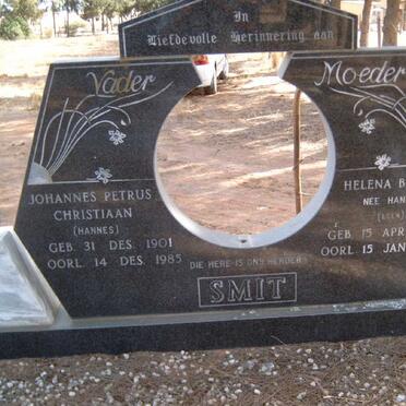 SMIT Johannes Petrus Christiaan 1901-1985 &amp; Helena Beatrix HANEKOM 1909-1996