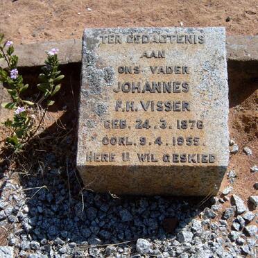 VISSER Johannes F.H. 1876-1955