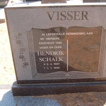 VISSER Hendrik Schalk 1923-1995