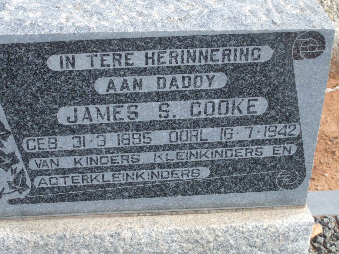 COOKE James S. 1895-1942