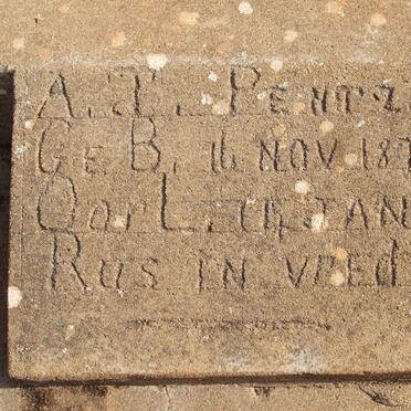 PENTZ A.J. 1873-1945