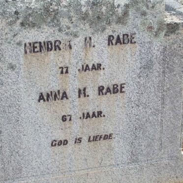 RABE Hendrik H. &amp; Anna M.