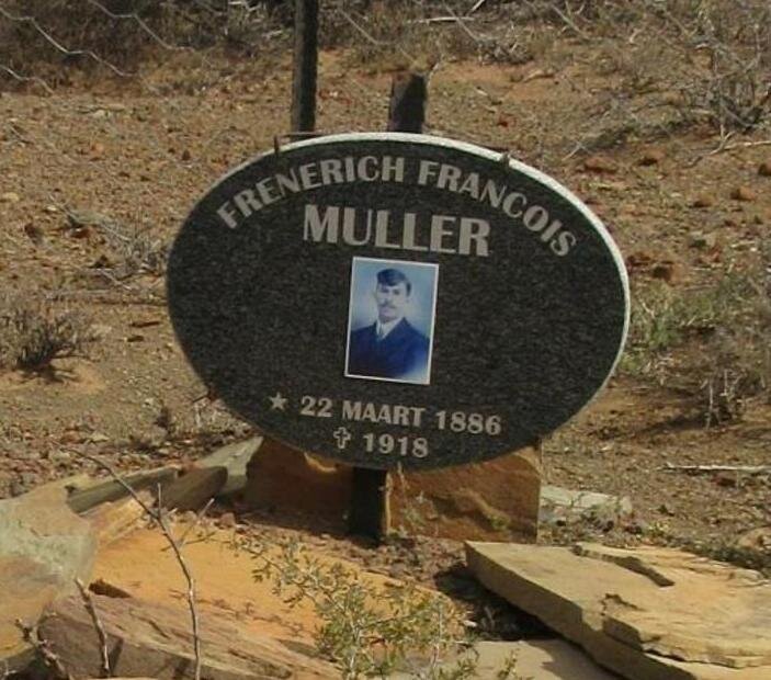 MULLER Frenerich Francois 1886-1918