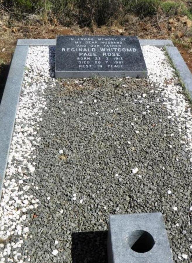ROSE Reginald Whitcomb Page 1912-1981