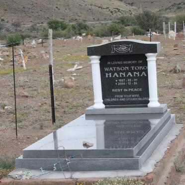 HANANA Watson Toko 1927-2004