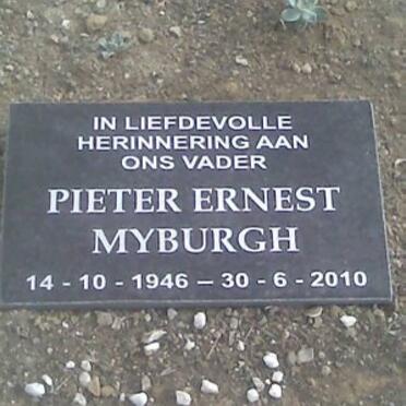 MYBURGH Pieter Ernest 1946-2010