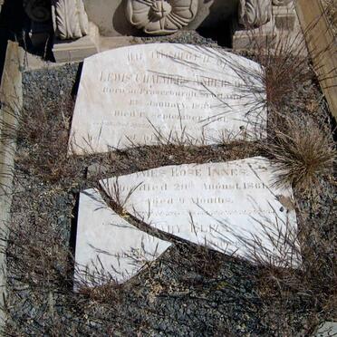 ANDERSON Lewis Chalmers 1834-18?1  :: INNES ?wies Rose -1861