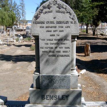 BENSLEY Vernon Cyril -1951