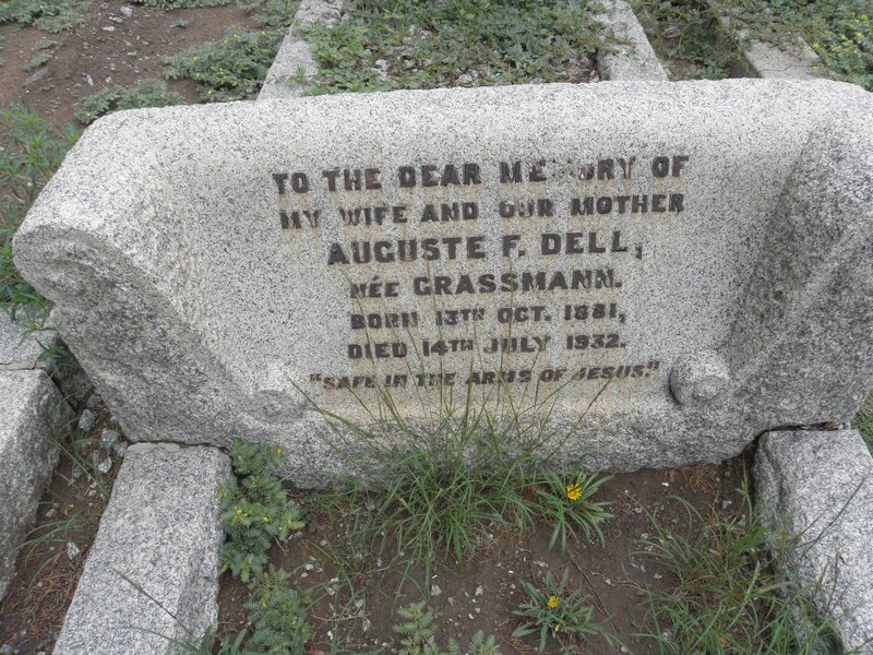 DELL Auguste F. nee GRASSMANN 1881-1932