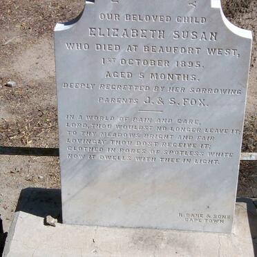 FOX Elizabeth Susan -1895