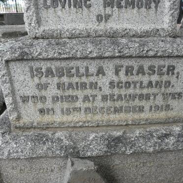 FRASER Isabella -1919