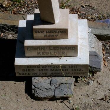 KEULDER Edwin Leonard 1911-1912