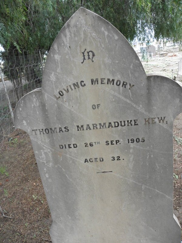 KEW Thomas Marmaduke -1905