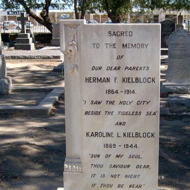 KIELBLOCK Herman F. 1864-1914 &amp; Karoline L. 1869-1944