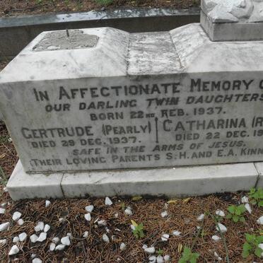 KINNEAR Gertrude 1937-1937 :: KINNEAR Catharina 1937-1937