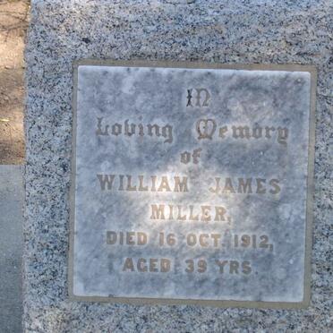 MILLER William James -1912