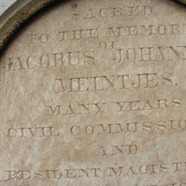 MEINTJES Jacobus Johannes 1806-1860 :: MEINTJES Jacobus Johannes 1826-1864