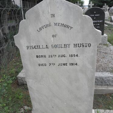 MUSTO Priscilla Soulby 1854-1914