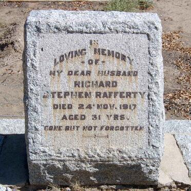 RAFFERTY Stephen -1917