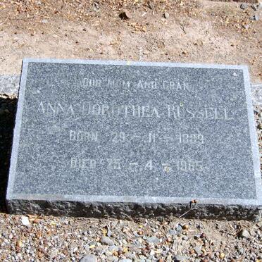 RUSSEL Anna Dorothea 1889-1985