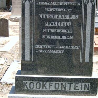 SWANEPOEL Christiaan W.G. 1870-1947